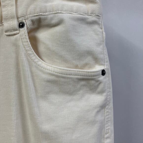 Tommy Hilfiger High Rise Corduroy Straight Leg Pants Womens 16 Off White… - Picture 4 of 16